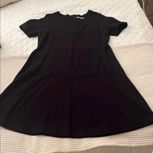Elegant Black Short Sleeve Dress